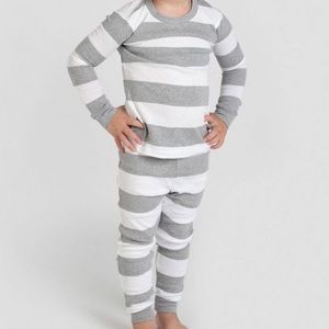 Burt’s Bees Toddler Rugby Stripe Snug Fit Pajama Set
